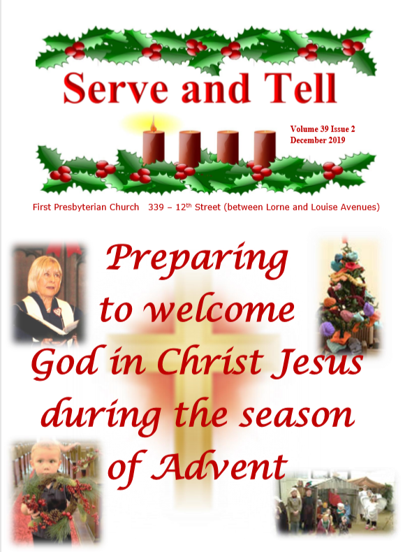 Cover of the December 2019 Serve and Tell